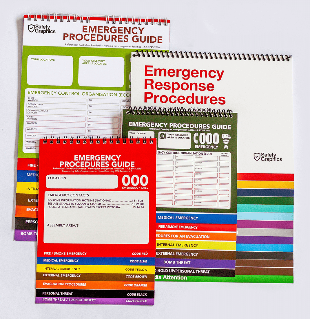Flip Charts (Emergency Procedure Guides) – Safety Compliance Group